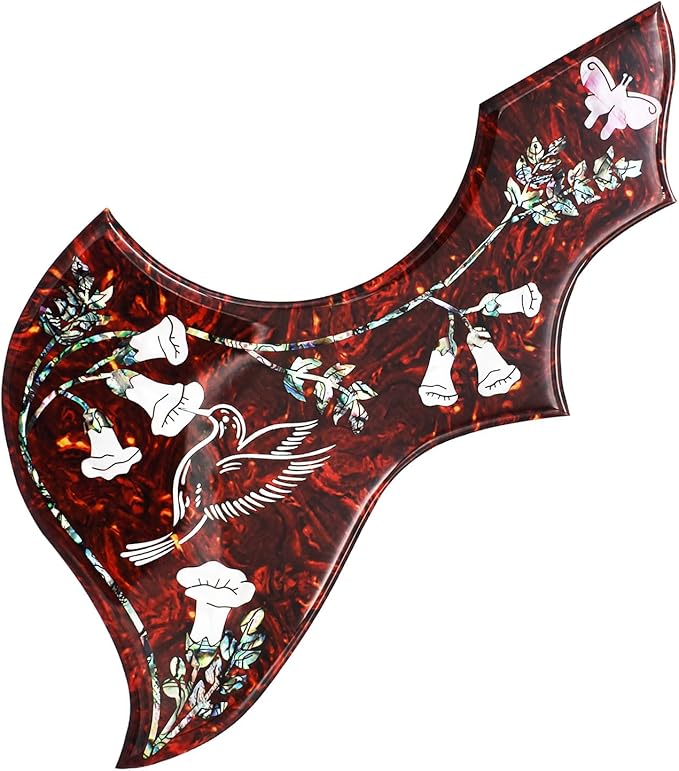 Vencetmat Guitar PickGuard for Gibson Hummingbird, 2mm Thickness, Beveled Edge.