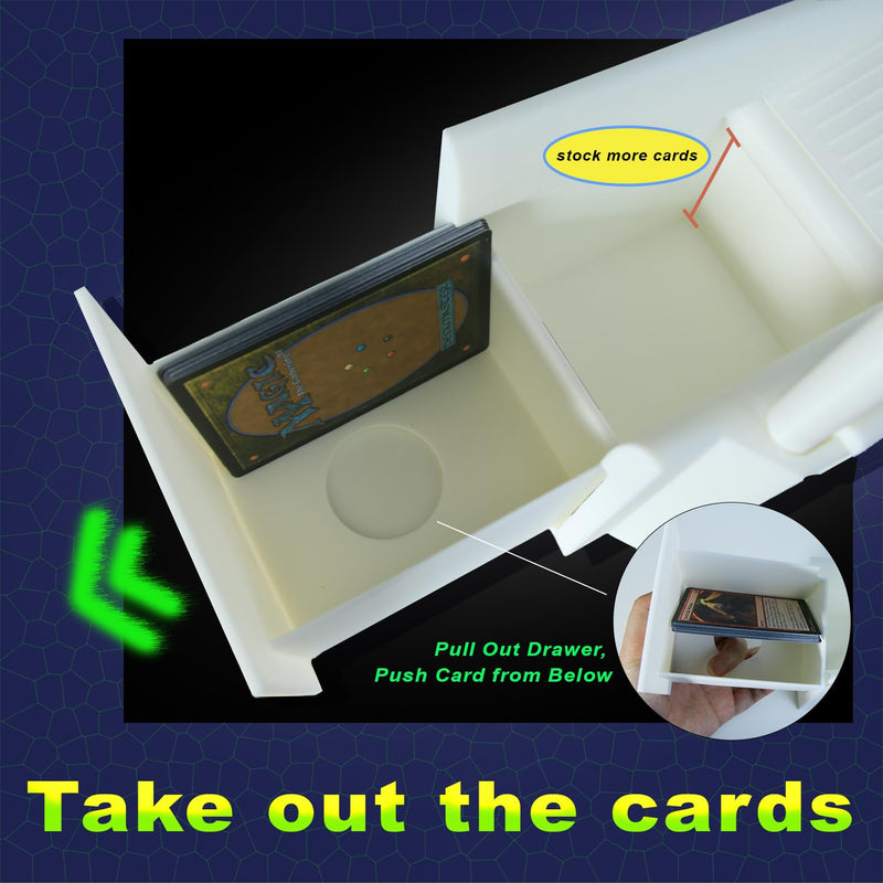 Scanstand for Standard Size Trading Cards - Effortlessly Scan MTG Cards with ManaBox and Magic TCG Trading Card Scanner, Quick Price Checks, Exclusively for ManaBox Users - White