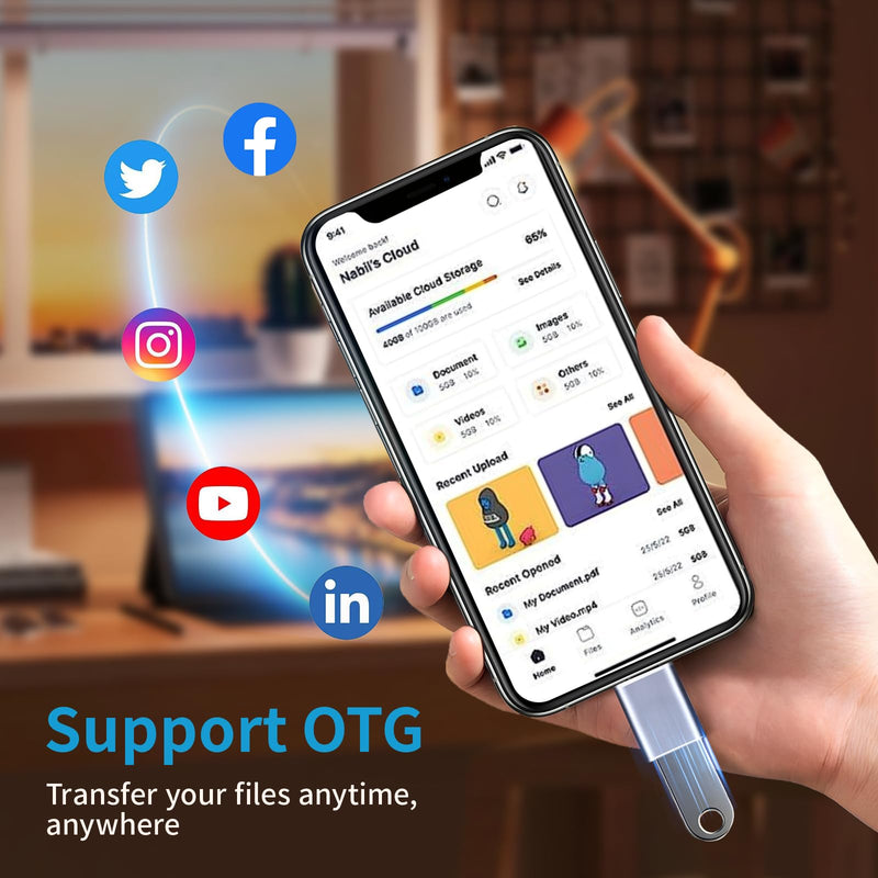 [AUSTRALIA] - USB to USB C Adapter 4 Pack, 2*Type C Female to A Male Charger Converter & 2*USB C Male to USB 3.0 Female for Apple Watch iPhone 15 Pro Max 14 13 12,AirPods Ultra 8 9 Samsung, OTG Adapt USB to USB C 