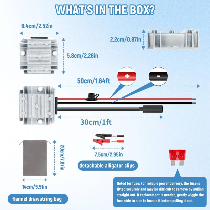 [AUSTRALIA] - Starlink Mini Power Supply, 12V/24V to 30V 3.5A Starlink Mini 12V Adapter DC Step Up Converter with Female Plug, Compatible with Battery/RV/Yacht Off-Grid Power Solution 1.64 ft Grey 
