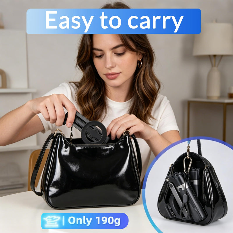 Magnetic Tripod Stand for Phone, Pocket Selfie Stick | 4.72" Folded Extends to 16.34", 210° Tilt 360° Rotation, Cell Phone Tripod for iPhone / Android 16in