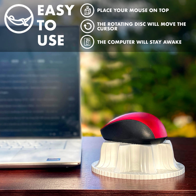 Mouse Jiggler Undetectable Device - Mouse Mover No USB No Software Required Device to Keep Mouse Moving Geek Gift Work-Life Balance Maсhine (Sunshine) Sunshine