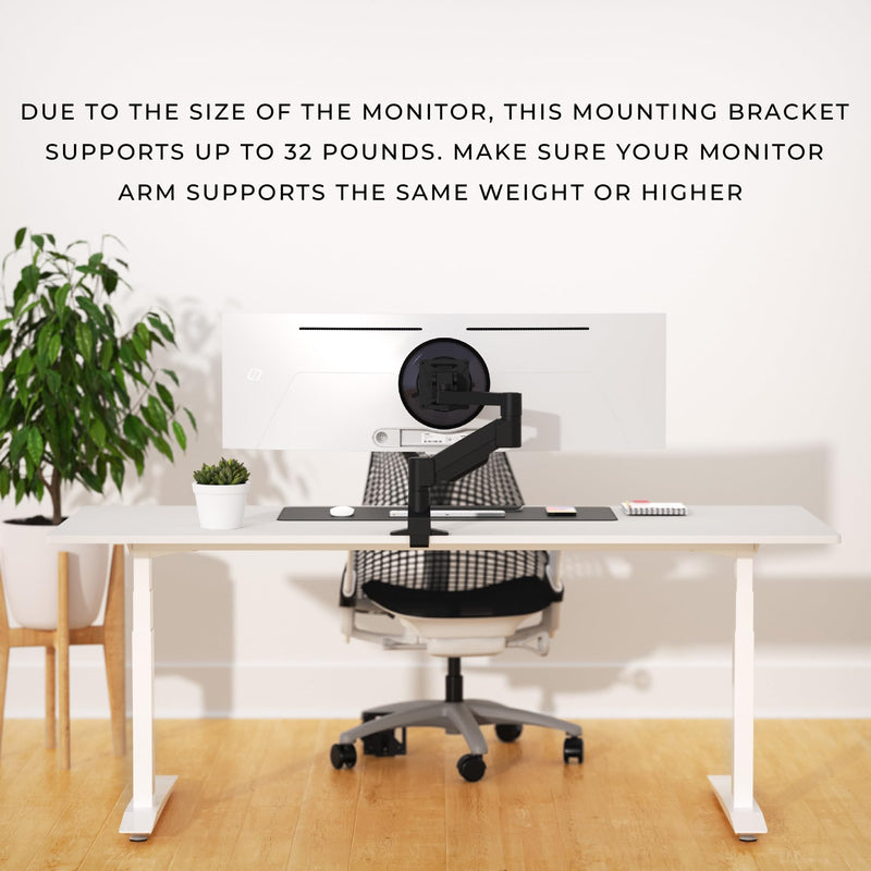 HumanCentric VESA Mount Adapter for Samsung Odyssey OLED G9 Monitors | Fits G95SC, G91SD, G93SD, Odyssey G9 49-inch, Mount on VESA Monitor Arm, 100x100mm VESA Pattern