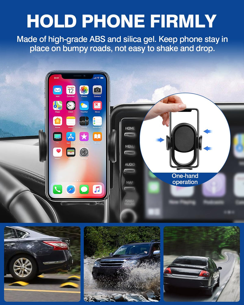 Autorder Custom Fit for Car Phone Holder 2019-2022 Toyota C-HR CHR Accessories Phone Mount with Dash Organizer 8" Screen Cell Phone Automobile Cradles Hands-Free 360 Degree Rotation Toyota C-HR 2019-2022 2019-2022 Toyota C-HR 8-inch
