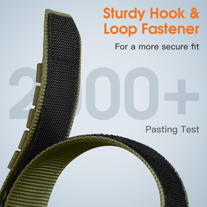 Bandletic Nylon Band and Fidlock Mag Strap Compatible with Apple Watch