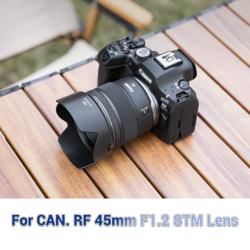 [AUSTRALIA] - JJC Tulip Flower Lens Hood for Canon RF 45mm f/1.2 STM Lens, Reversible Lens Shade Replacement of Canon ES-73B Hood, Compatible with 67mm Filter/Lens Cap Tulip Flower Shape 