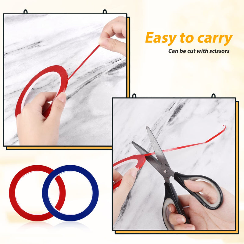 6 Rolls Violin Tape Fingerboard, 216 ft/66m Cello Tape Instrument Fingering Tape Violin Tape for Beginners Fretboard Orchestral Instruments (6 Colors)