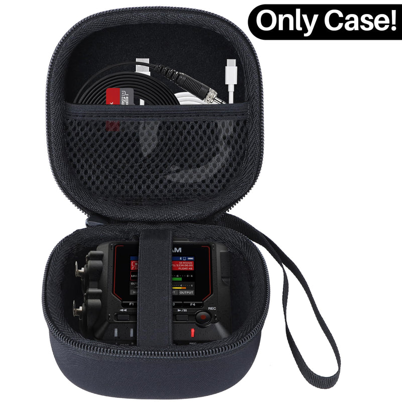 Storage Case Compatible with TASCAM FR-AV2 Compact 32-bit Float Field Recorder Timecode Generator Mixer Black Case for Tascam FR-AV2