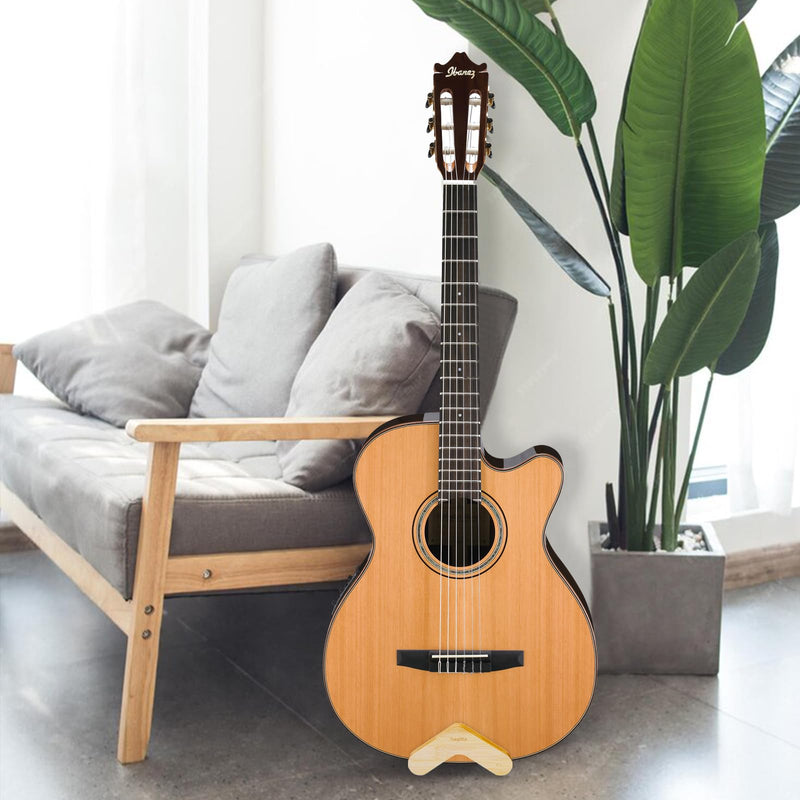 Guitar Stand,Solid Acoustic Guitar Stand With non-slip rubber to protect guitar for Acoustic Guitar,Metal Guitar, Electric Guitar, Bass, Ukulele, Banjo