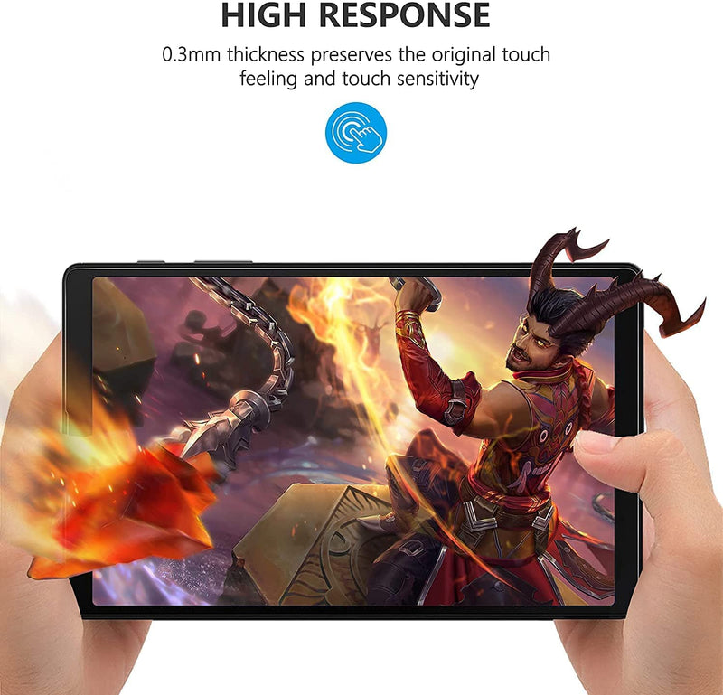 SPARIN 2 Pack Screen Protector for Samsung Galaxy Tab A7 Lite (SM-T220 / T225/T227), Tempered Glass Screen Protector for Galaxy Tab A7 Lite 8.7 Inch, Bubbles-Free