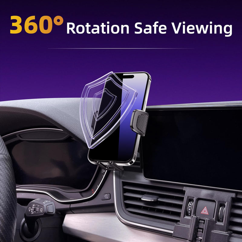 Upgraded Car Phone Holder with Glasses Case Fits for Audi A4 2017-2019/Q5 2018-2020 Auto Accessories(Only fit for 8.3-Inch Screen),Cradles Adjustable Cell Phone Mount for 4-7 in Phones A4 2017-2019/Q5 2018-2020(8.3 in Screen)