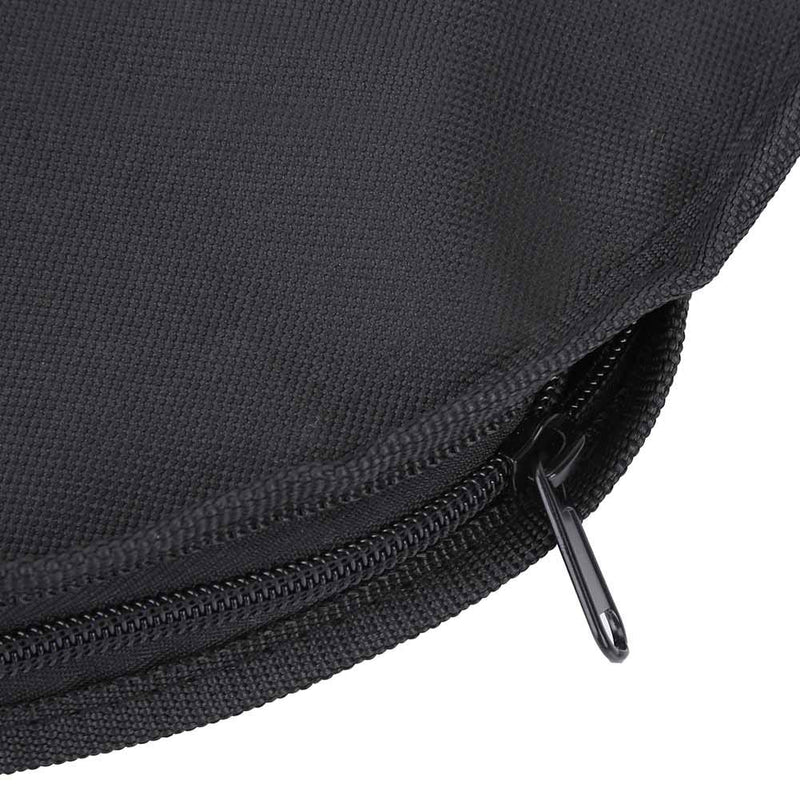 12 Inch Dumb Drum Bag,Rust-Proof Oxford Cloth Dumb Drum Practice Pad Bag with Zipper for Dumb Drum Storage