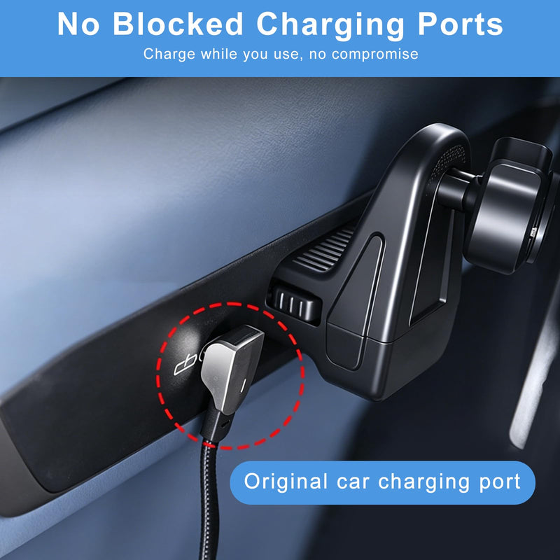 Magnetic Car Tablet Mount for BMW X5 X3 X6 iX 5 7 Series | for G05 G06 G45 G60 Accessories 360° Rotation Strong Magnetic Car Headrest Tablet Phone Holder for Back Seat Travel Road Trip