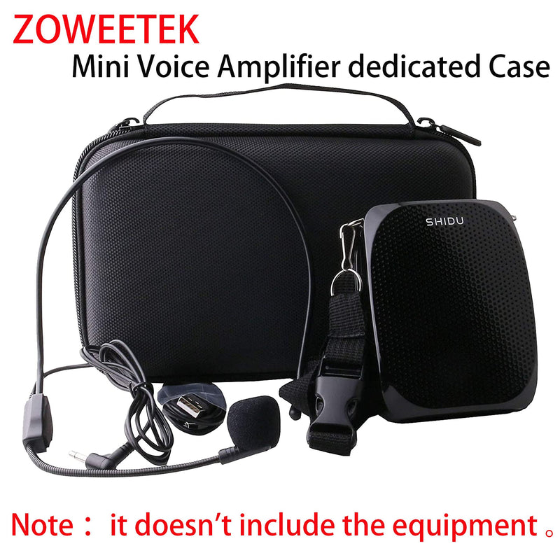 JINMEI Hard EVA Dedicated Case for ZOWEETEK Portable Mini Voice Amplifier with Wired Microphone Case.