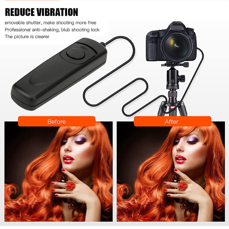 MC-DC2 DSLR Remote Switch Shutter Release Cord for Z6/Z7 D7500 D750 D7200 D7100 D7000 D610 D600 D5600 D5500 D5300 D5200 D5100 D5000 D3300 D3200 D3100 D90 DF P7700 P7800 A/ V1