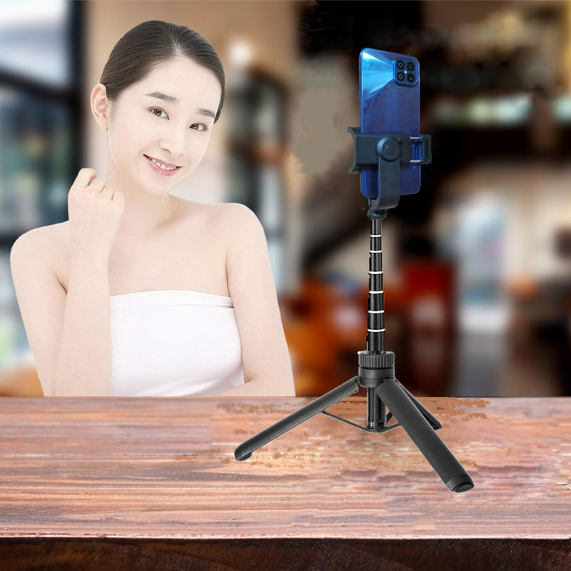 Selfie Stick Tripod for Cell Phone & Camera, 50" Expandable Phone Tripod with Remote Control and Rotate Phone Holder, Portable Tripod for iPhone/Goproo and Cameras.