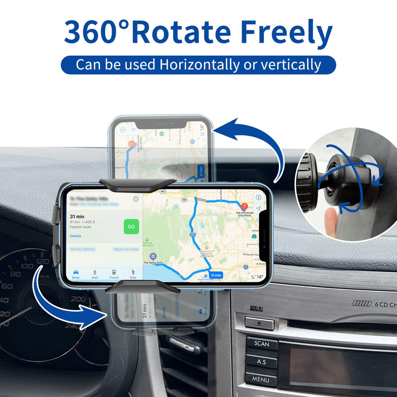 Car Phone Mount for Subaru Outback 2010-2014 Phone Holder Navigation,Fit for Outback Cellphone Mobile Cradle Auto Accessories Bracket Anti-Shake,360 Degree Rotation,Compatible for All Cell Phones for 2010-2014 Outback