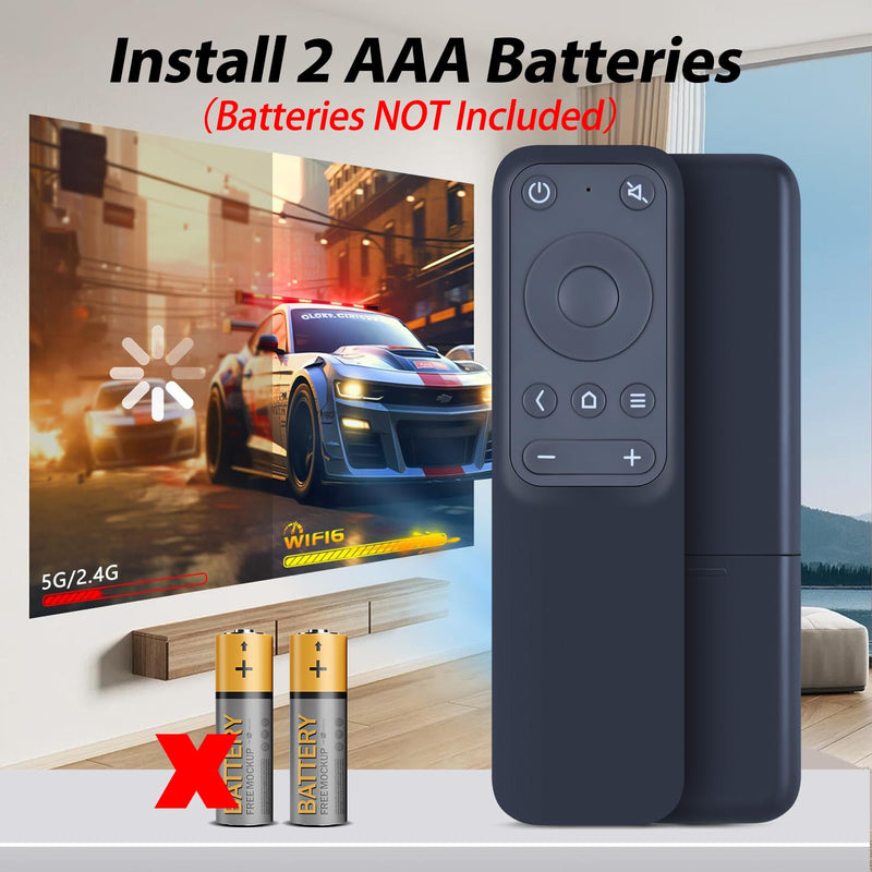 VA-LT003 WDZP New Remote Control Replacement for VAVA 4K VA-LT002 UST Laser Projector (Black)
