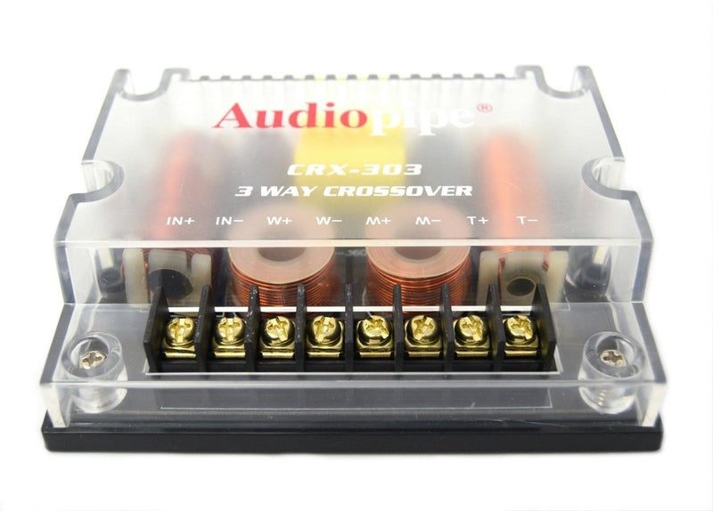 Audiopipe 3 Way Crossover CRX-303 300 Watts Passive Crossover Car Audio 4 Ohm