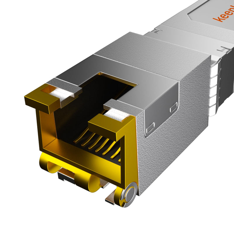10GBase-T RJ45 SFP+ Module, 10G Copper SFP+ Transceiver, Ethernet SFP Module up to 30-Meter, Plug and Play Hot Pluggable, Durable and Highly Compatible 10G SFP Module