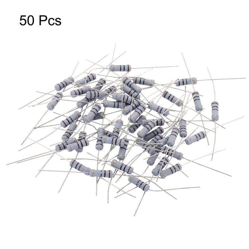 [AUSTRALIA] - QUARKZMAN Pack of 50 Carbon Film Resistors 100 ohm 1 W 5% Metal Layer Resistor for Industrial Electrical Electronics Craft Projects 100ohm 