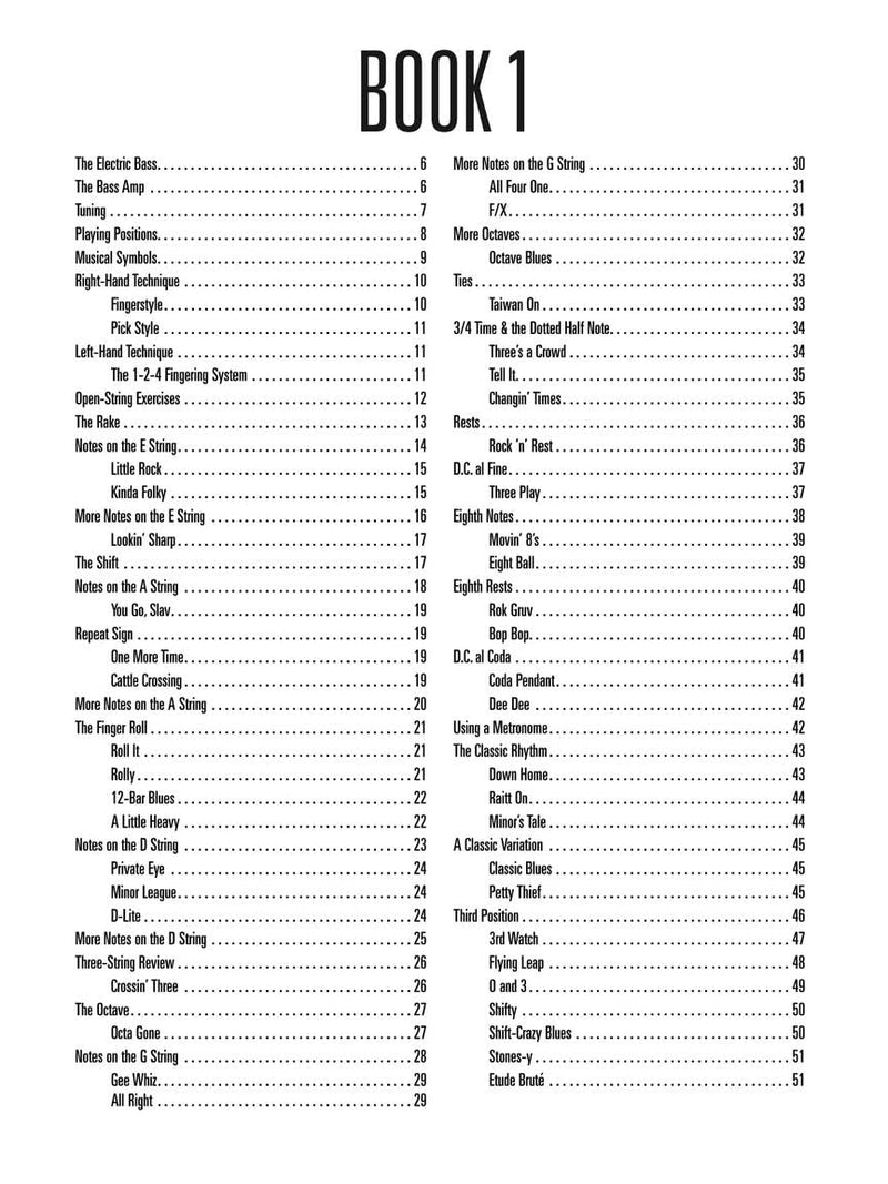 Hal Leonard Electric Bass Method – Complete Edition | Bass Guitar Sheet Music Book with Tablature | Learn to Play Bass for Beginners | Includes Books ... Songbook (Hal Leonard Bass Method)