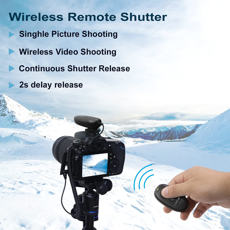 [AUSTRALIA] - Camera Wireless Remote Shutter Release, Camera Remote Control for Nikon D5000 D5100 D5200 D5300 D5500 D90 D7000 D7100 D7200 D800 D810 D850 D700 D500 D300 