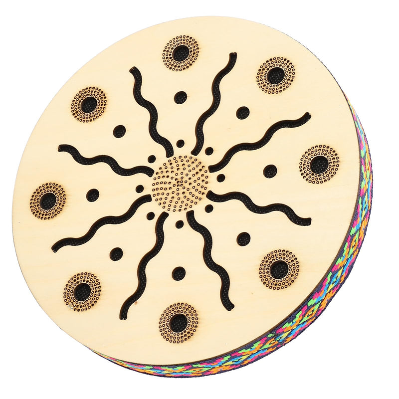 Portable, Authentic Ethnic Sound, Maple Percussion Instrument, 8in, for Meditation, Relaxation, Music Therapy, Home Decor, School