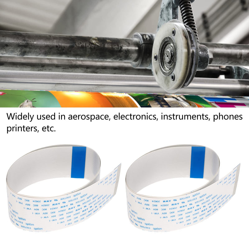 2pcs Flexible Flat Cable FFC Flexible Ribbon Cable for XP600 TX800 Printer Accessory(24in) 24in