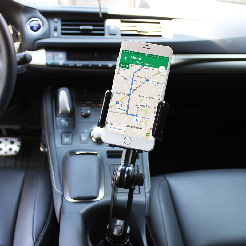 Cellet Car Cup Holder Mount, Cradle, Twist Expandable Base to fit All Cup Holder Compatible for Apple iPhone 13 Pro Max Mini 12 11 SE XS XR X 9 9Plus and All iPhones