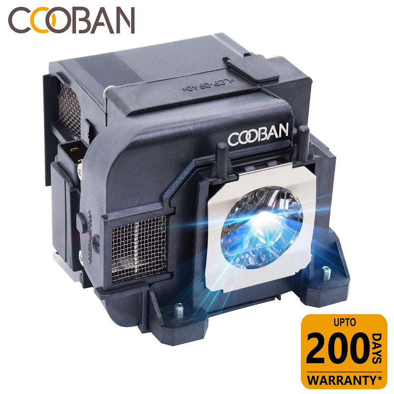 COOBAN ELPLP75 /V13H010L75 Replacement Projector Lamp Bulb with Housing for Epson PowerLite 1945W /PowerLite 1940W 1965 1960, EB-1960 EB-1945W EB-1940W EB-1950 EB-1955 EB-1965 H471B H472 H474B