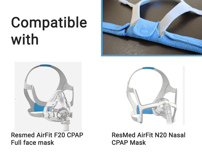 AVEEN CPAP Neck Pad, Compatible with Resmed AirFit F20 CPAP Full face mask and ResMed AirFit N20 Nasal CPAP Mask