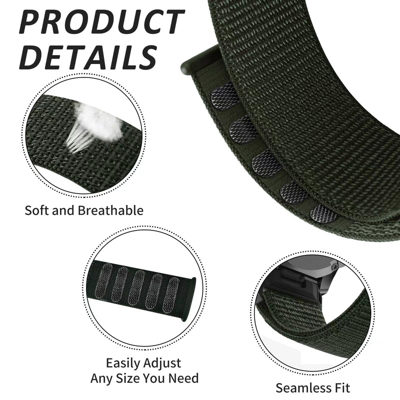 20mm Nylon Watch Bands for Garmin Fenix 8 AMOLED-43mm/7S Pro/7S/6S Pro/ 6S,QuickFit Sports Strap for Fenix 5S plus/5S/Descent Mk2s/Descent Mk3i 43mm/Approach S70/epix Pro 42mm 3Pack1