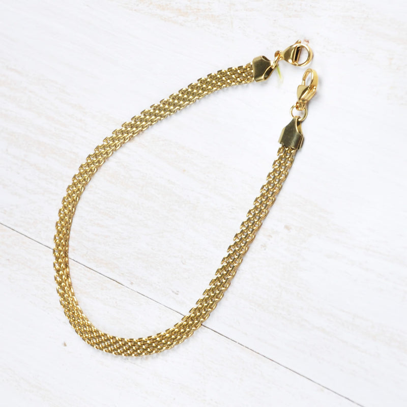 Widen Super Strong 18k Gold Plated Stainless Steel Hand Wrist Phone Strap Anti-Lost Chain Bracelet Wristlet 1