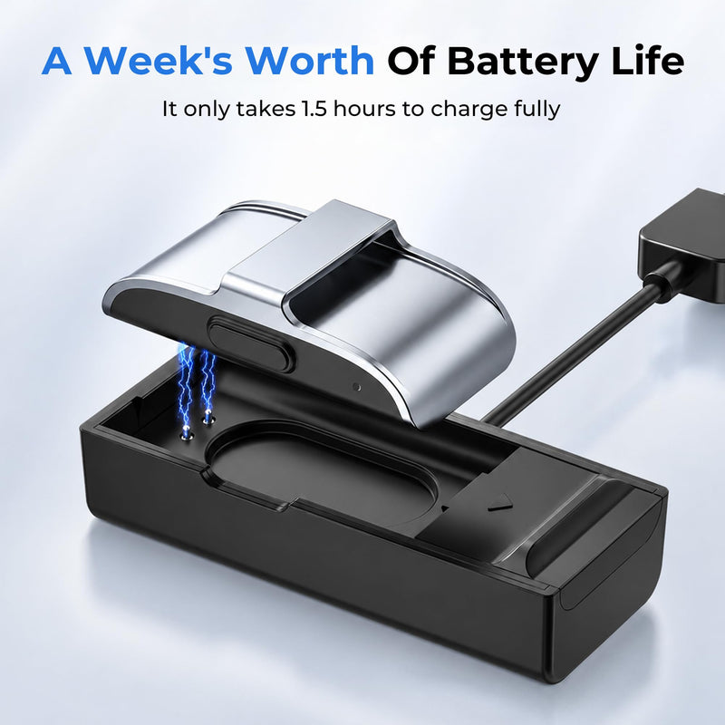 VOCOSTE Screenless Fitness Tracker with Heart Rate, Sleep Tracking | Personalized AI Insights Coaching, Free App, Ad-free, 7 Days Battery, IP68 Waterproof, Works with iOS&Android Black