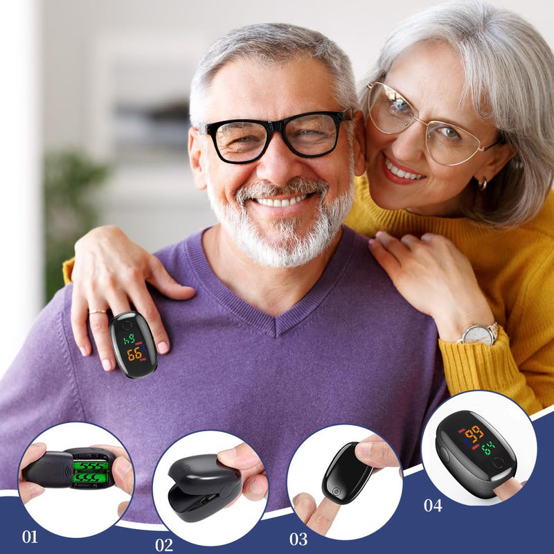 [AUSTRALIA] - Tomedeks Pulse Oximeter Oxygen Saturation Meter Finger Pulse Oximeter, Blood Oxygen Saturation, Blood Oxygen Monitoring for Adults 