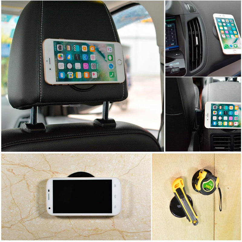 Cell Pads,Premium Sticky Anti-Slip Gel Pads,Holds Phones,Sunglasses, GPS and Many More