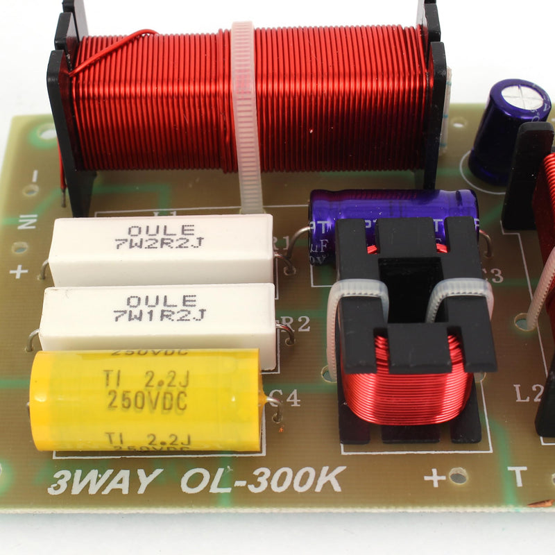 uxcell 2 x 180W 3-Way Audio Crossover Filters Frequency Divider Speaker 850/4800 Hz