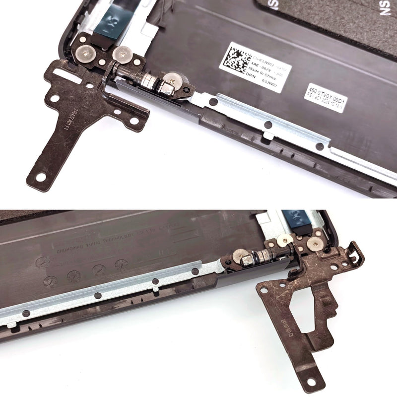 LCD Back Cover with Bezel and Hinges for Dell Latitude 15 3540 E3540 | 15-Inch,Includes Front Bezel and Left and Right Hinges,P/N 03JW02/3JW02