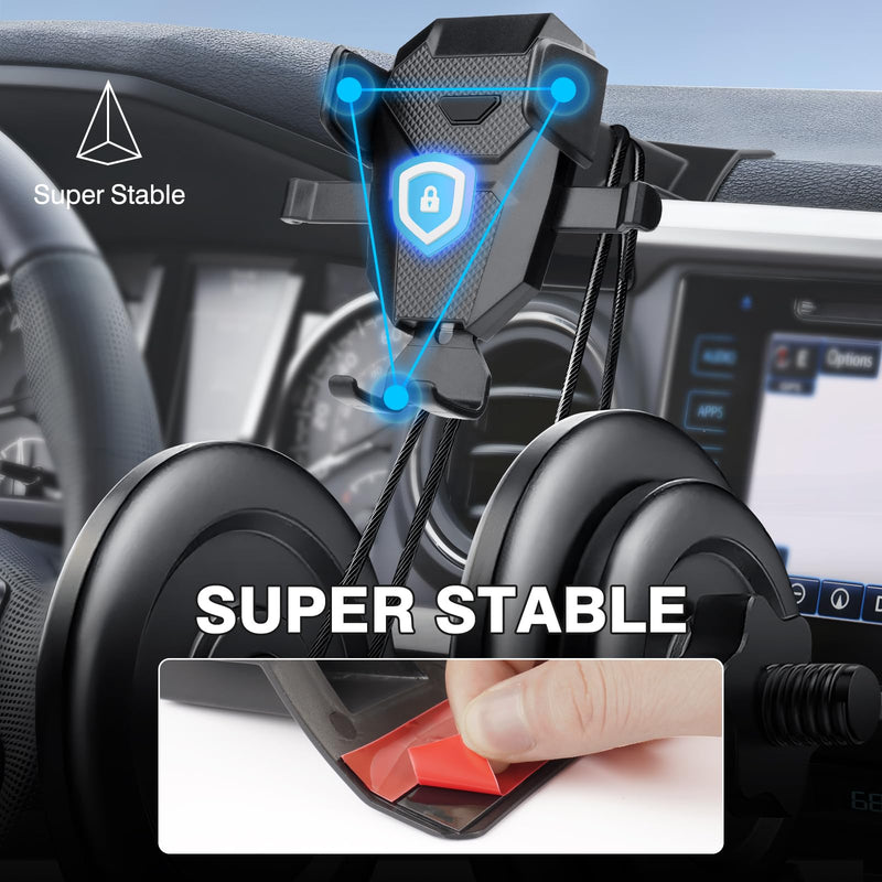 Sunsdrew Car Phone Holder for 2016-2023 Toyota Tacoma 3rd Gen. Auto Accessories,Adjustable Air Vent Mount Holder, Ultra Stable Phone Stand for All Phones 16-23 Tacoma Air Vent