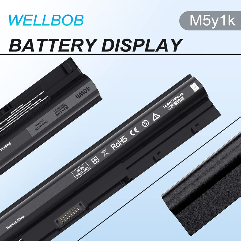 M5Y1K Battery for Dell Inspiron 5559 5558 Battery, for Dell Inspiron 15 3000 5000 Battery 3558 3567 5555 5566 5759, Compatible with Dell Laptop Battery Replacement K185W GXVJ3 M5y1k 14.8V 40Wh Battery 40Wh M5Y1K