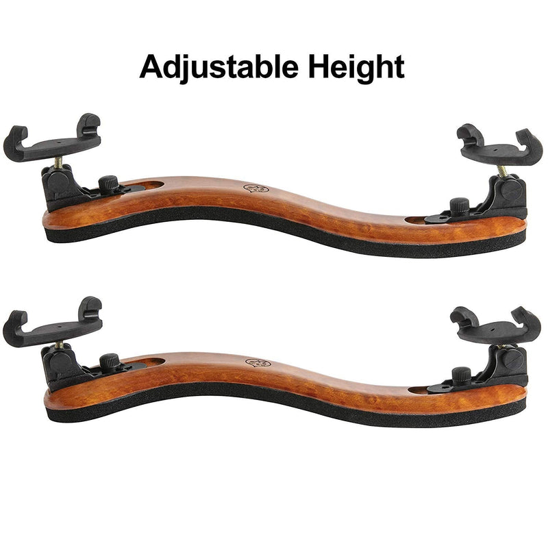 Classic Viola Shoulder Rest for 15â€�-17â€� Viola (Full Size) with Adjustable Height | Collapsible | Real Maple Wood | Excellent Support Grip - By MIVI Music Viola 15"-17"