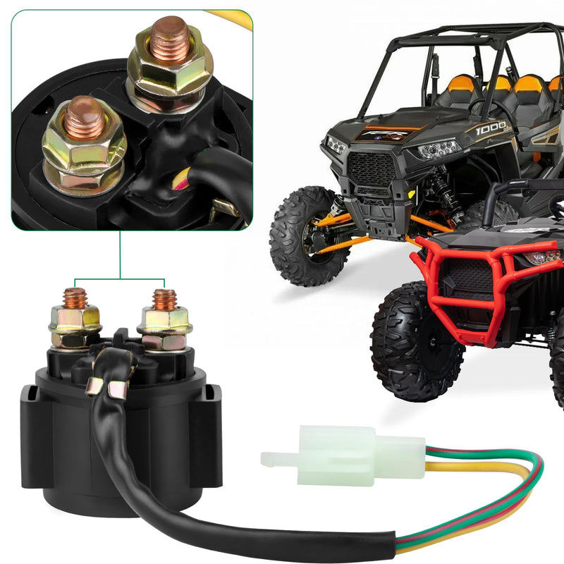 LOCOPOW Starter Relay Magnetic Switch for Kymco KXR MXU 150 250 300 Mxer 125 150 2002-2007 Maxxer 300 Quad 2006-2010