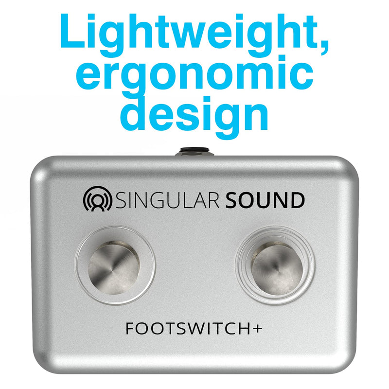 [AUSTRALIA] - Dual Momentary Footswitch Plus for use with BeatBuddy, Effects Pedals, and Electronic Instruments 