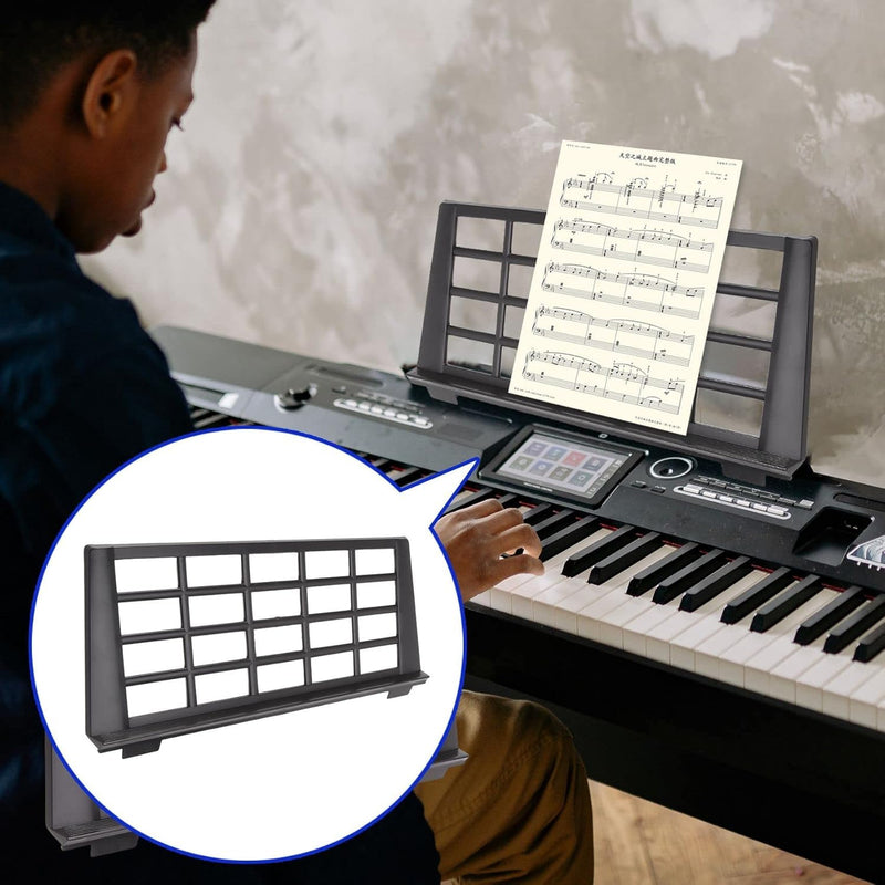Black Keyboard Music Stand, Electronic Sheet Music Stands Holder, Piano Stand, Musical Instrument Parts Organ Holder, Instrument Accessories