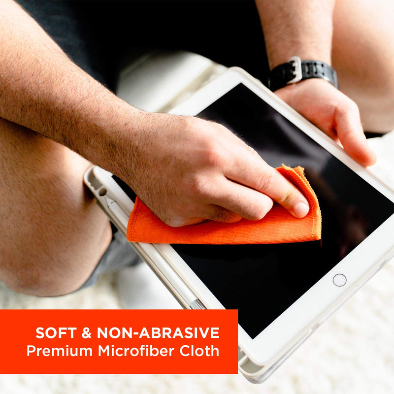 [AUSTRALIA] - WHOOSH! Screen Cleaner Spray and Wipe - 3.4 fl oz + 1 Microfiber Cloth Wipes - Travel Size Electronic Cleaner for Car, Computer, Laptop, iPad, MacBook, Phone, Watch, Eyeglass - Lens Cleaner Kit 