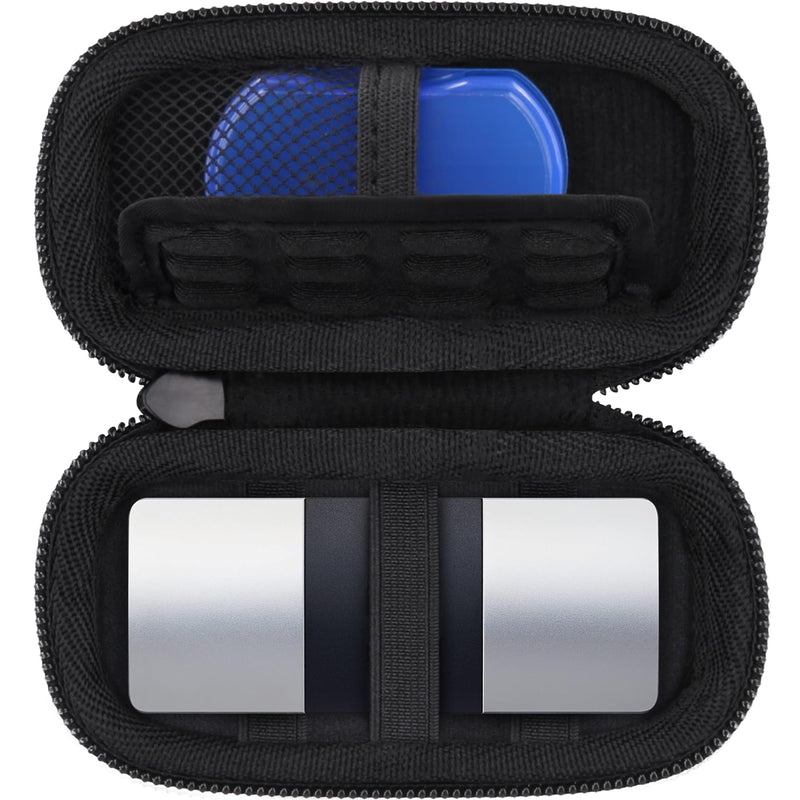 Khanka Hard Case for KardiaMobile 6 Channel / 1 Channel ECG Heart Monitor, Case Compatible with Kardia 6L 1L ECG with Carabiner Hook and Carry Strap (Pill Box and ECG Not Included)