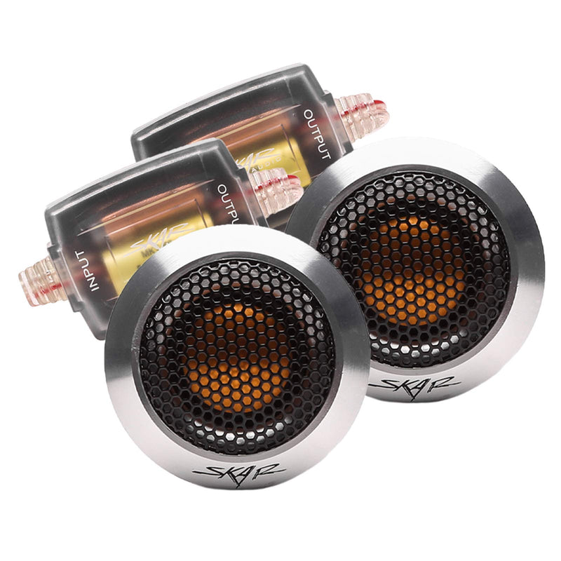 Skar Audio SPX-T 1-Inch 320 Watt Max Power Elite Neodymium Aluminum Dome Tweeters, Pair 1 Inch Tweeters