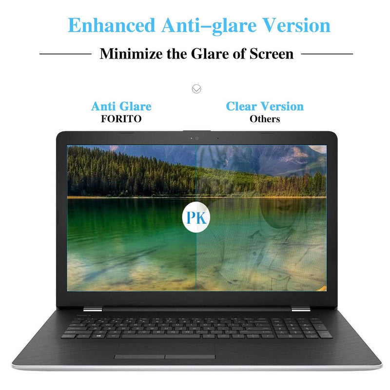[2 PACK] FORITO 17.3" Anti Glare Screen Protector Compatible with All Brands of 17.3" with 16:9 Aspect Ratio Display Laptop(Size: 15" Width x 8.5" Height)