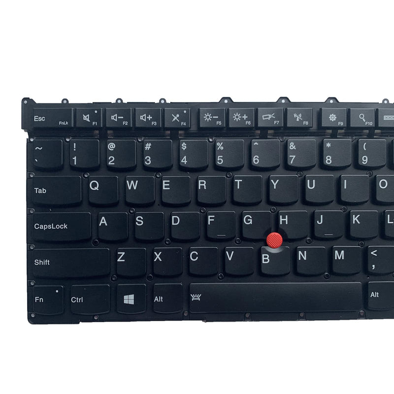 Laptop Replacement US Layout with Pointing with Backlight Keyboard for Lenovo Thinkpad Carbon X1 2015 Gen 3 3rd US Layout 8M20G118608 55Y01N5 SG-64700-XUA Black X1 Gen 3 3rd